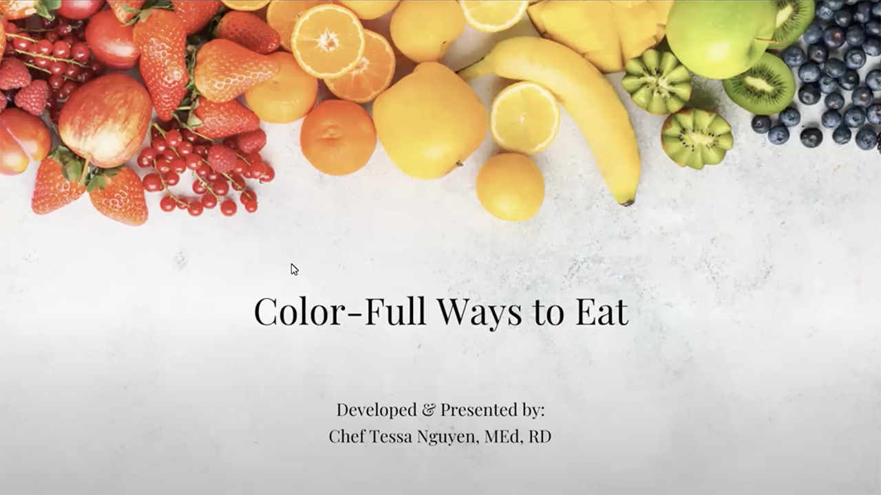 Color-Full Ways to Eat