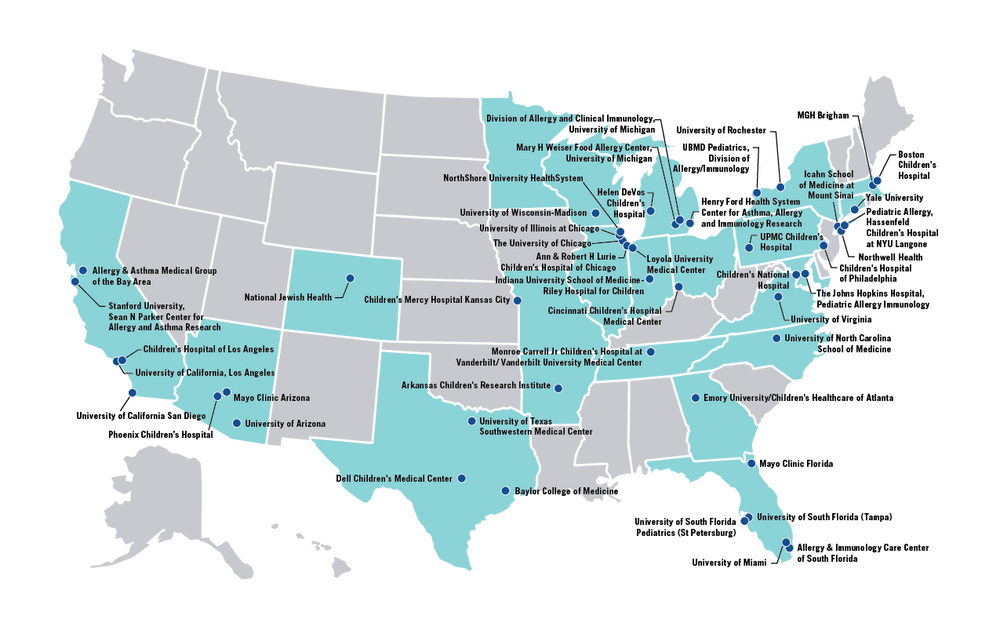 FARE Clinical Network Map