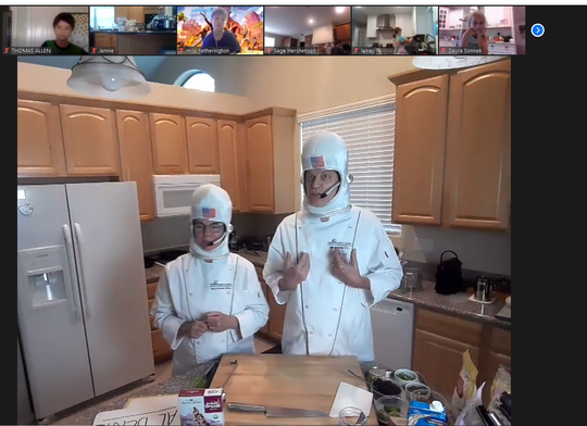 Virtual cooking class