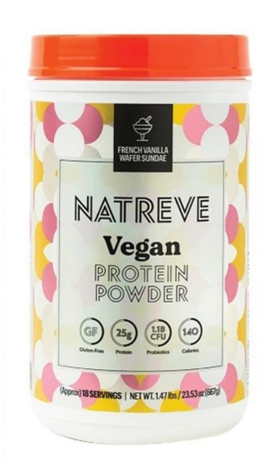 Vegan Protein Powder French Vanilla Wafer Sundae flavor