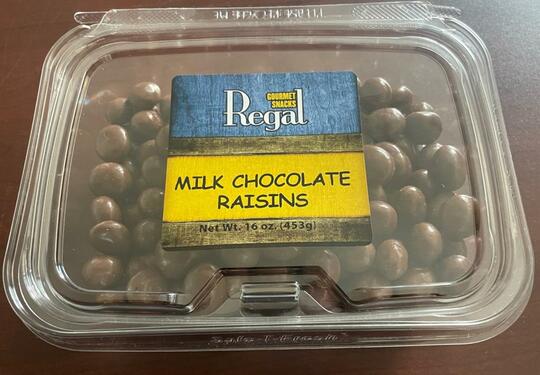 Milk Chocolate Raisins