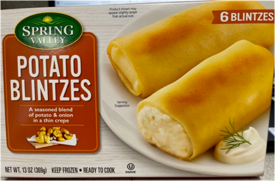 Potato Blintzes