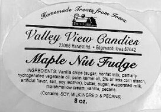 Fudge recall