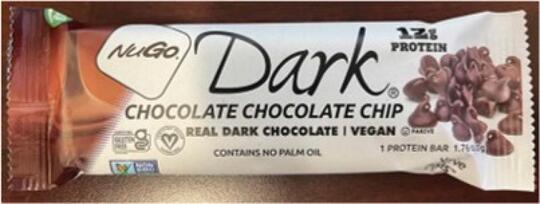 NuGo Dark Chocolate Chip Nutrition Bar