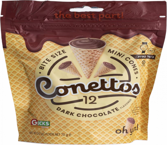 Dark Chocolate Conettos