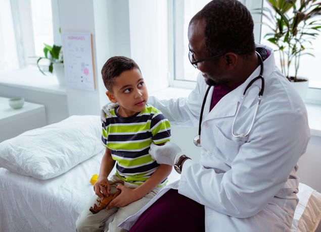 Doctor with Little Boy