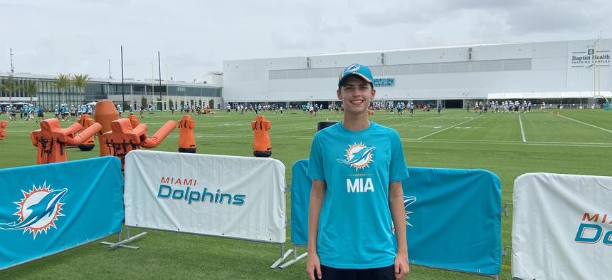 Food Allergy Awareness Day at the Miami Dolphins Training Facility 